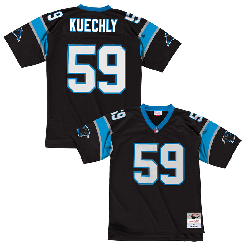 Carolina Panthers Luke Kuechly Black 2013 Legacy Throwback Replica Jersey