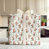 Vintage Camera Holiday Gift Wrap, Photographer Elf Christmas Wrapping Paper, Whimsical Elves Wrapping Paper, Adorable Xmas Gift Wrapping Paper