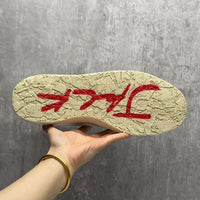 Low Top Sneakers, Off White Yellow Colorway, Lace Up Design, Casual Gift for Sneaker Fans