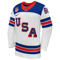 Jack Hughes White US Hockey 2026 Away Replica Jersey