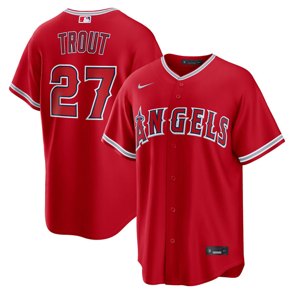 Los Angeles Angels Mike Trout Red Alternate Replica Jersey