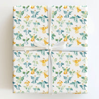 Religious Christmas Gift Wrap, Watercolor Angel Wrapping Paper, Christian Baptism Present Paper, Serene Angel Present Wrap, Holiday Wrap Roll
