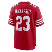 San Francisco 49ers Christian McCaffrey Scarlet Game Player Jersey
