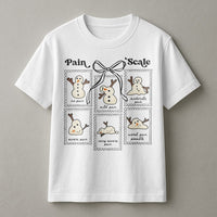 Humorous Medical Christmas Shirt, Snowman Pain Scale T-Shirt, Healthcare Graphic Tee, Nurse Holiday Shirt, Doctor Xmas Present Graphic Tee