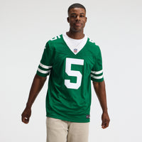 New York Jets Garrett Wilson Legacy Green Team Stitched Limited Jersey