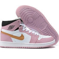 Sneakers, Pink White Colorway, Lace Up Design, Casual Gift for Sneaker Fans