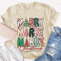 Festive Christmas Holiday Educator Shirt, Merry and Bright Teacher T-Shirt, Adorable Winter Classroom Tee, Teacher Holiday Present, Xmas Apparel