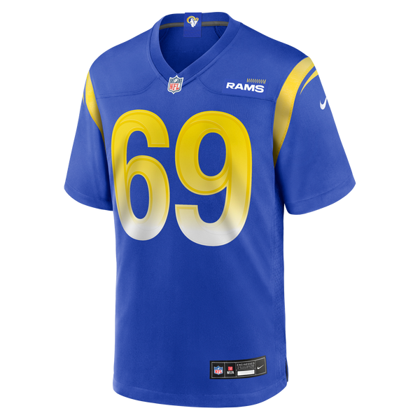 Los Angeles Rams Kevin Dotson Royal Game Jersey