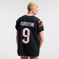 Cincinnati Bengals Joe Burrow Black Elite Jersey