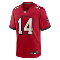 Tampa Bay Buccaneers Brad Johnson Red Game Retired Player Jersey