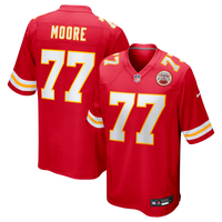 Kansas City Chiefs Jaylon Moore Red Team Game Jersey