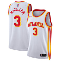 Atlanta Hawks Association Edition Swingman Jersey - White - CJ McCollum
