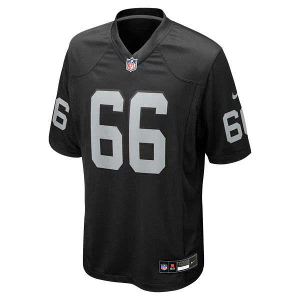 Las Vegas Raiders Dylan Parham Black Game Player Jersey