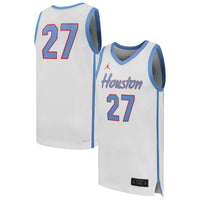#27 Houston Cougars Replica Basketball Jersey - White
