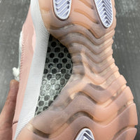 Low Top Sneakers, White Pink Colorway, Lace Up Design, Casual Gift for Sneaker Fans
