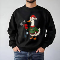 Humorous Christmas Nurse Sweatshirt, Silly Goose Nurse Sweatshirt, Medical Crewneck, Blood Pressure Cuff Holiday Sweater, Nursing Student Present