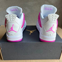 Mid Top Sneakers, White Pink Colorway, Lace Up Design, Casual Gift for Sneaker Fans
