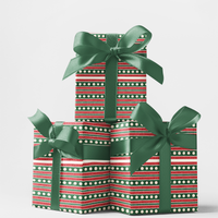 Christmas Polka Dot Gift Wrap, Peppermint Candy Wrapping Paper, Sweet Treat Holiday Wrapping Paper, Festive Xmas Present Paper Roll
