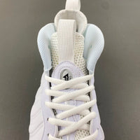 Low Top Sneakers, White Colorway, Lace Up Design, Casual Gift for Sneaker Fans