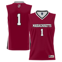 #1 UMass Minutemen Lightweight Basketball Jersey - Maroon