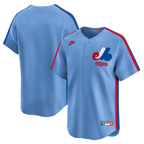 Montreal Expos Light Blue Cooperstown Collection Limited Jersey