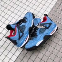 Sneakers, Blue Colorway, Suede Footwear, Lace Up Design, Casual Gift for Sneaker Fans