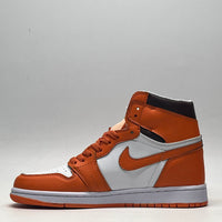 Sneakers, White Orange Colorway, Lace Up Design, Casual Gift for Sneaker Fans