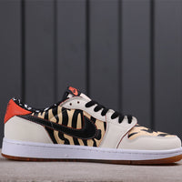 Low Top Sneakers, White Colorway, Lace Up Design, Casual Gift for Sneaker Fans