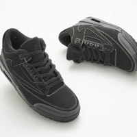 Low Top Sneakers, Black Colorway, Reverse Hook Design, Lace Up Design, Casual Gift for Sneaker Fans