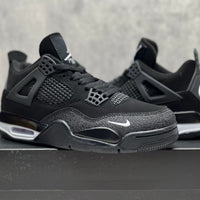 Mid Top Sneakers, Black Colorway, Lace Up Design, Casual Gift for Sneaker Fans