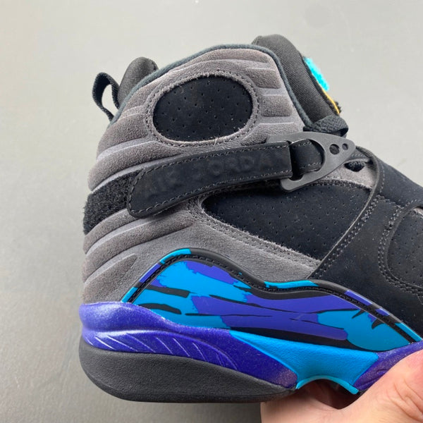 Mid Top Sneakers, Blue Black Purple Gray Colorway, Lace Up Design, Casual Gift for Sneaker Fans