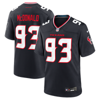 Houston Texans Kayden McDonald Navy Team Game Jersey