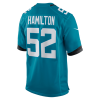 Jacksonville Jaguars DaVon Hamilton Teal Game Jersey