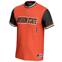 #1 Oregon State Beavers Softball Fashion Jersey - Orange