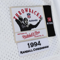 Philadelphia Eagles 1994 Randall Cunningham White Authentic Throwback Retired Player Jersey