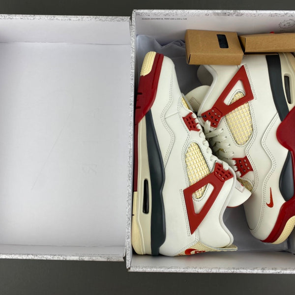 Low Top Sneakers, White Black Red Colorway, Lace Up Design, Casual Gift for Sneaker Fans