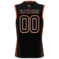 Miami Hurricanes NIL Pick-A-Player Lightweight Basketball Jersey - Black