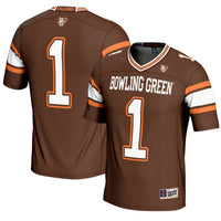 #1 Bowling Green St. Falcons Endzone Football Jersey - Brown