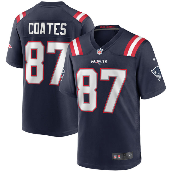 New England Patriots Ben Coates Navy Game Retired Player Jersey