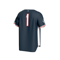 #1 Howard Bison Lightweight Baseball Fashion Jersey - Navy