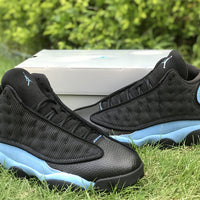 Sneakers, University Blue Black Colorway, Lace Up Design, Casual Gift for Sneaker Fans