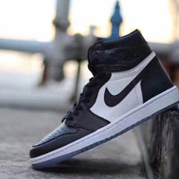 Sneakers, Black White Colorway, Lace Up Design, Casual Gift for Sneaker Fans