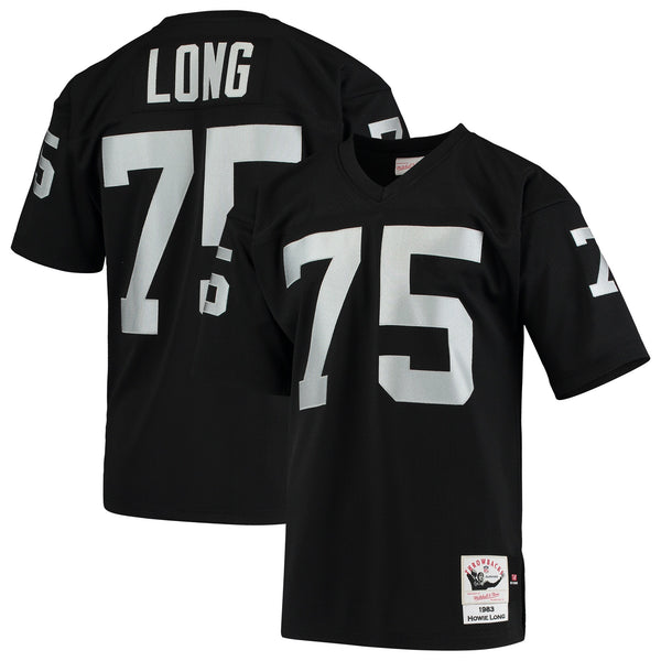 Las Vegas Raiders 1983 Howie Long Black Authentic Throwback Retired Player Jersey