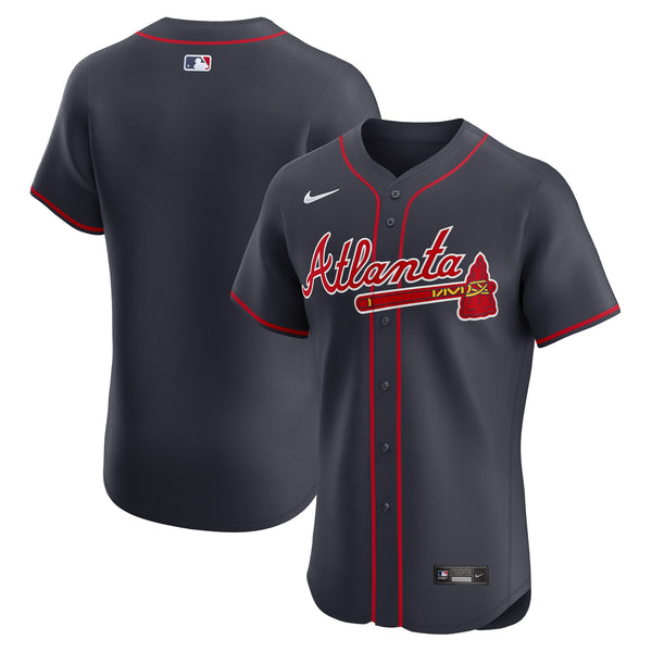 Atlanta Braves Navy Alternate Elite Jersey