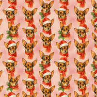 Adorable Holiday Dog Gift Wrap, Chihuahua Christmas Wrapping Paper, Festive Chihuahua Wrapping Paper, Dog Lover Xmas Present Paper Roll