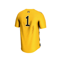#1 Missouri Tigers Lightweight Soccer Fashion Jersey - Gold