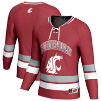 Washington State Cougars Spirit Hockey Jersey - Crimson