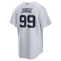 New York Yankees Aaron Judge White Home Replica Player Name Jersey