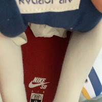 Mid Top Sneakers, Blue White Gray Navy Colorway, Lace Up Design, Casual Gift for Sneaker Fans