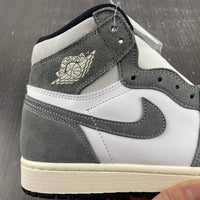 High Top Sneakers, Gray Black Colorway, Leather Footwear, Lace Up Design, Casual Gift for Sneaker Fans